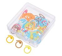 Healeved 60 Marqueurs de Mailles en Spirale Colorés pour Tricot et Crochet Accessoires Légers en Plastique Kit de 60 Pièces pour Loisirs Créatifs Voyage et Organisation des Projets de