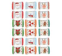 Healeved 60 Pièces Breloques Résine de Noël DIY Décoration Thème Candy Charms pour Téléphone Sapin et Artisanat Festif Léger et Varié Santa Ours Renne Cadeaux