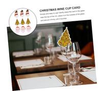 Healeved 60 Pièces Carte De Vin Papier Carte Pour Verre à Vin Marque-place Pour Réceptions De Noël Et Mariages