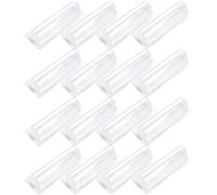 Healeved 60 pièces Pochette Plastique Transparente pour Stick à Lèvres Porte-Cartes Portable avec Fenêtre Visible Organisateur Léger et Pratique pour Voyage et Usage Quotidien