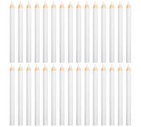 Healeved 60 Pièces Stylo à Ongles à Pointe de Cire pour Cristaux, Prise | Corps en Bois Blanc, Embouts Remplaçables, Adhérence Stable, pour Manucure et Loisirs Créatifs