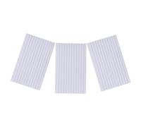 Healeved 600 Fiches Bristol Lignées Recto-Verso 3 X 5 Pouces Papier Robuste sans Bavure pour Prise de Notes Fiches Scolaires ’Apprentissage Lot de 3 Paquets de 200 Feuilles Bureau et