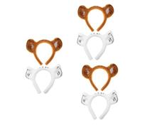 Healeved 6pièces Bandeaux Animaux Cartoons Avec Oreilles De Tigre Accessoires Pour Cosplay Fête Et Spectacle