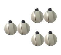 Healeved 6pièces Bouton De Contrôle Rotatif Zinc Pour Cuisinière Et Four Lot De Compatible Avec Manette Degrés Accessoire Pratique Pour Cuisine Et Restaurant