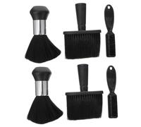Healeved 6pièces Brosse De Nettoyage Des Cheveux Pour Barbier Brosse à Épousseter Douce Pour Élimination Des Cheveux Cassés Et Résidus Outil Pratique Pour Salon De Coiffure
