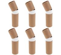 Healeved 6pièces Lot de Tubes Carton pour Huiles Essentielles pour Stockage et Expédition de Flacons Documents et Œuvres Art