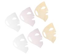 Healeved 6pièces Masque Facial Silicone Réutilisable Housse De Masque Pour Soins Peau Hydratant Visage