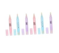 Healeved 6pièces Nettoyeur De Vernis à Stylos Correcteurs Pour Manucure Outils De Décontamination Des Pour Salon Et Usage Quotidien