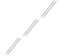 Healeved 6pièces Set De Outils à Acier Pour Manucure Poussoir à Cuticules Double Tête Et Outil De Nettoyage Des Accessoires De Nail Art