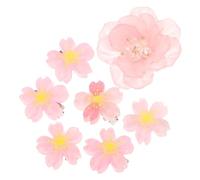 Healeved 7 pièces Barrette Cheveux Fleurs Cerisier Pinces Cheveux Femme Finition Forte et Confortable Accessoires pour Styles Tressés
