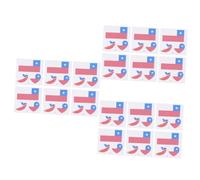 Healeved 75 Feuilles Tatouage Drapeau National Autocollant Imperméable Autocollants Imperméables Autocollant Patriotique temporaires Tatouage De Drapeau National Sportif