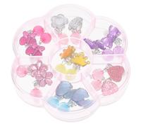 Healeved 7paires Boucles Oreilles Clips pour Garçon Fille Pendantes à Motifs de Dessins Animés Bijoux pour Filles