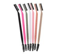 Healeved 7pièces Pinceaux Double Embout pour Sourcils et Cils Séparateur de Cils Brosse à Mascara Double Face Applicateur Eyeliner et Coiffage des Sourcils