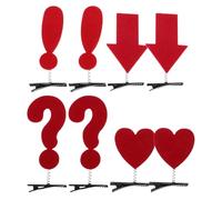 Healeved 8 accessoires pour cheveux pour femmes : jolies petites pinces à cheveux avec des motifs de ponctuation amusants - pour ajouter une touche de personnalité à votre look.