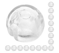 Healeved 80 Pièces Butée de Chaîne à Perles Transparente pour Stores Verticaux, Accessoire en Pom pour Stabilité Verticale et Ajustement Transparence Chaîne Inférieure