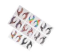 Healeved 8paires Autocollants Temporaires Pour Yeux Éphémères Art De Maquillage Stickers De Maquillage Résistants Transpiration Pour Adultes