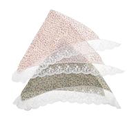 Healeved 8pièces Bandeaux Fleurs Avec Dentelle Écharpes Triangulaires Pour Cheveux Lot De Couleurs Et Motifs Aléatoires Accessoires Élégants Pour Femmes Et Filles