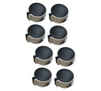 Healeved 8pièces Boutons De Contrôle De Gazinière Alliage De Zinc Pour Cuisinière Boutons Métalliques Durables Pour Allumage Commutateur off Accessoires De Cuisine Style