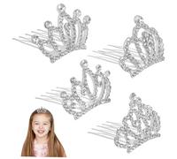 Healeved 8pièces Couronne Garçon Fille Diadème Étoilé Rhinestones Pour Fête Performance Et Événements Spéciaux Accessoire Élégant Pour Filles Et Garçons