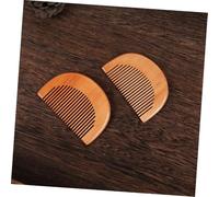 Healeved 8pièces Peigne Bois Anti- De Peignes De Coiffure Portables Pour Types De Cheveux