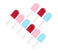 Healeved 9 pièces Tube Gloss Vide Rechargeable Flacons Cosmétiques Légers Plastique Tubes Transparents pour Brillant à Lèvres DIY et Stockage Facile Couleurs Aléatoires Couleur Aléatoire