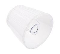 Healeved Abat-jour en Tissu Blanc pour Lampe E14, Accessoire Simple Style, Protège la Vue et Ne Se Décolore Pas, pour Décoration D'hôtel ou Maison