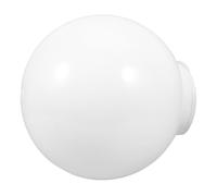 Healeved Abat-Jour Sphérique en Acrylique Blanc Lait 250 MM pour Globe de Lampe Extérieure Remplacement Abat-Jour pour Lustre et Lampadaire Diffuseur de Lumière Uniforme Résistant aux