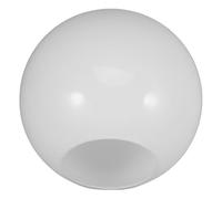 Healeved Abat-Jour Sphérique en Verre Opalin 130 MM Ouverture Plate Ø 55 MM Globe Lumineux Compatible E27 pour Lampe de Table Lampadaire Suspendre Remplacement Pratique pour Luminaire