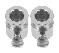 Healeved Accessoire Barbecue en Fer Chromé 2pcs Boulon de Broche à Rôtisserie M6 Résistant à l'usure Facile à Installer pour Fourchette à Viande