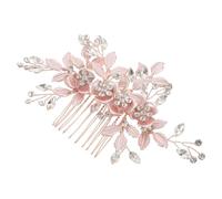 Healeved Accessoire Cheveux Mariée Vintage Peigne Latéral en Métal Léger Style Mariage Chinois Élégant pour Cérémonie Intérieure