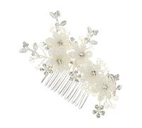 Healeved Accessoire de Cheveux de Mariée Peigne à Cheveux en Fleur de Haute Qualité Pince à Cheveux Latérale Décorative pour Mariage de Mariée