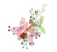 Healeved Accessoire De Coiffure Élégant Pour Mariée Barrettes Décoratives Faites À La Main Pince Support De Queue De Cheval Pour Femmes Design Vintage