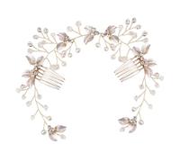 Healeved Accessoires De Mariage Élégants à Chignon De Perles Nuptiale