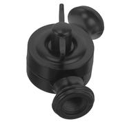 Healeved Adaptateur de Bras pour Applique Murale à Tête Sphérique, Rotule Articulée Réglable en Alliage de Zinc, Support Noir pour Luminaire, Accessoire D’éclairage Polyvalent pour Lampes