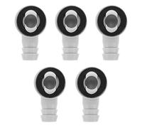 Healeved Adaptateur de Vidange Raccord Condensat Gainable 90 Degrés 15mm pour Climatiseur en Plastique, Lot de 5 Pièces pour Camping et Unités Fenêtre