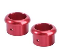 Healeved Adaptateur pour Guidon de Vélo Réducteur de Potence de Guidon 31,8 à 25,4mm Alliage D'aluminium Rouge Installation Simple