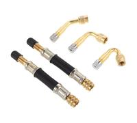 Healeved Adaptateur Valve Vélo pour Pompe Rallonge avec Angles De Degrés Connecteur Multi-Usage pour Route Et VTT