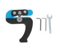 Healeved Affleureuse de Menuiserie avec Double Roulement pour Découpe et Chanfreinage, Poignée Ergonomique en Abs et Métal, Stabilité Améliorée pour Projets de Bricolage à Domicile