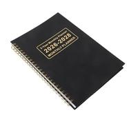 Healeved Agenda Mensuel 2026-2028 Format A5 Couverture Noire Dorure Carnet de Planification Mensuelle pour Études et Travail Calendrier Scolaire Agenda Quotidien Grand Espace