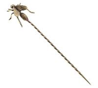 Healeved Aiguille à Thé en Laiton Antique Couleur Or Design Rustique pour Déboucher Théière et Accessoire de Cérémonie du Thé pour Amateurs et Collectionneurs