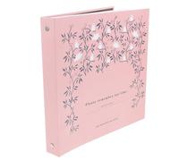 Healeved Album de Fleurs Séchées à Feuilles Mobiles 25 Pages Livre de Spécimens DIY pour Presse à Fleurs Carnet de Rangement Compact en Matériau Stable et Absorbant Loisirs Créatifs et