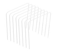 Healeved Arceaux de Croquet en Fil de Fer Robuste 8 Pièces Accessoires de Jeu de Croquet Familial pour Plein Air Guichets Métalliques Portables pour Jeux de Pelouse et Football