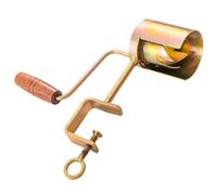 Healeved Arrache-cors Manuel Compact en Fer et Bois Manivelle, Outil Léger D'égrenage du Maïs Cuisine, Pratique et Portable