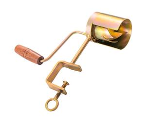 Healeved Arrache-cors Manuel Compact en Fer et Bois Manivelle, Outil Léger D'égrenage du Maïs Cuisine, Pratique et Portable
