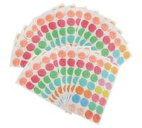 Healeved Autocollants de Renforcement pour Perforations Papier Lot de 20 Feuilles Décoratives Adhésifs Renforcés pour Trous de Feuilles Mobiles Réparation et Protection de Documents