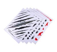 Healeved Autocollants Décoratifs Motif de Fissures Réalistes pour Voiture Pack de 5 Adhérence Forte, pour Décoration Extérieure de Camions et Voitures