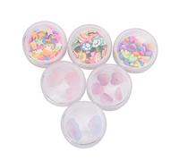 Healeved Autocollants Pâte Polymère Pour Manucure Forme De Tranches De Céramique De Cœur Et Étoile Accessoires De Nail Art Diy