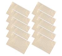 Healeved Autocollants Ronds Dorés Adhésifs 13 MM 260 Pièces par Feuille 10 Feuilles Étiquettes Autocollantes pour Codage Couleur Organisation Bureau et Maison Finition Mate Résistante