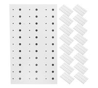 Healeved Autocollants Visage à Grains de Beauté Noirs Tatouages Temporaires Hypoallergéniques 50 Pcs Patchs Maquillage Artistiques Imperméables pour Femmes Accessoires Beauté Visage