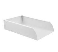 Healeved Bac de Récupération de Pluie en Alliage d'Aluminium 300X200X65 MM, Rallonge de Descente de Gouttière Anti-Éclaboussures, Protection Gouttière Extérieur, Bac Collecte Eau Pluie